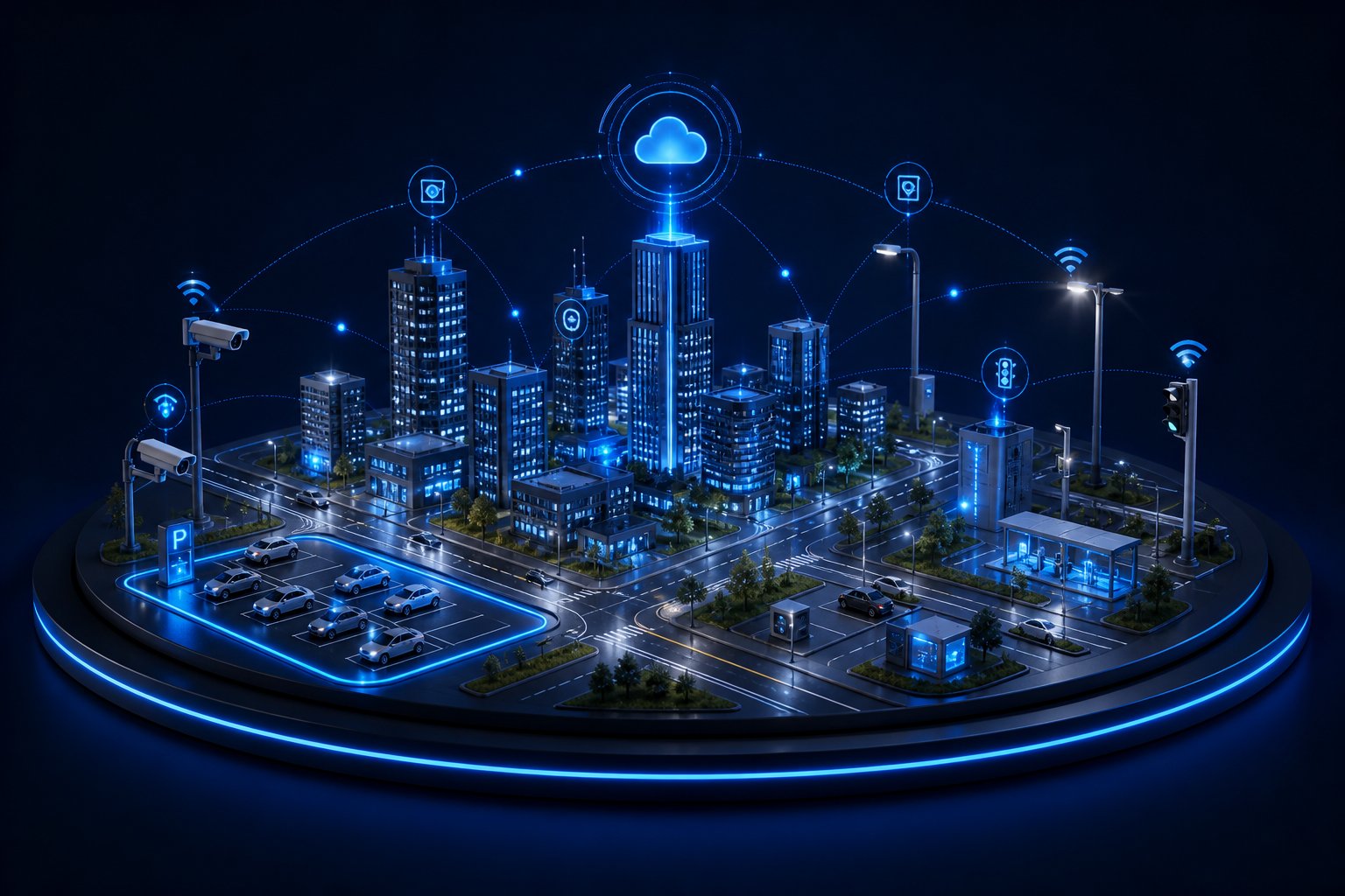 Connected smart city infrastructure and IoT operations